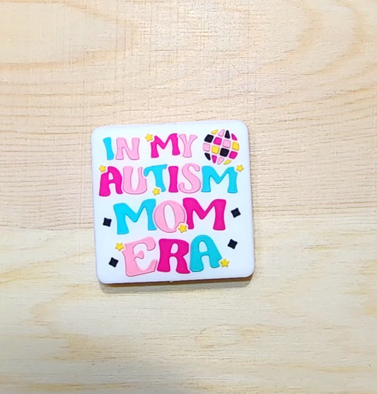 In my Autism Mom Era - silicone focal bead - A45