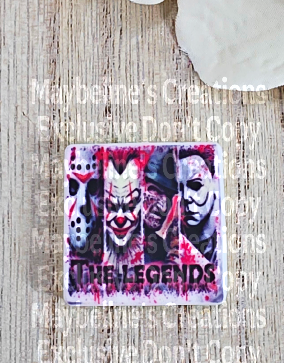 "The Legends" Horror Movie Villains Silicone Focal Bead-Horror Villains Silicone Focal Bead - Jason, Pennywise, Freddy, Michael Horror Legends Focal Bead for DIY Crafts & Pens - A272