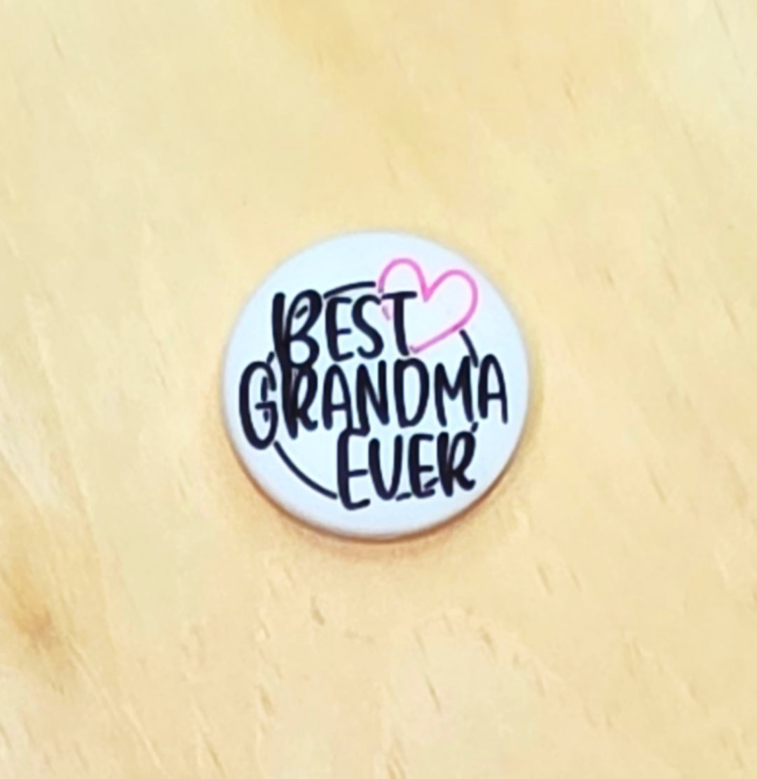 Best grandma ever silicone focal bead A187d