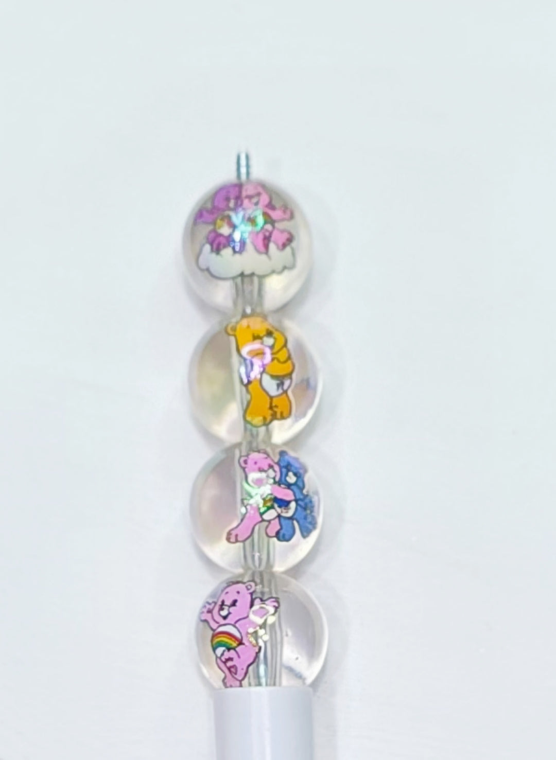 16mm bear acrylic beads, multicolor cute bear beads, 6pcs randomly packed