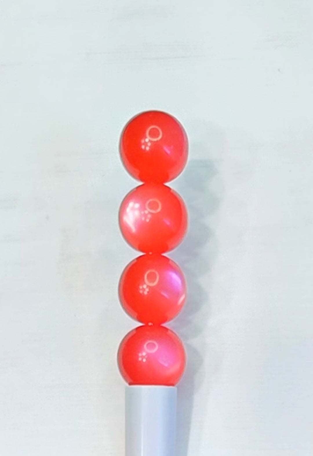 Cat eye acrylic round beads 16mm