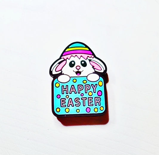 Happy Easter Bunny focal bead