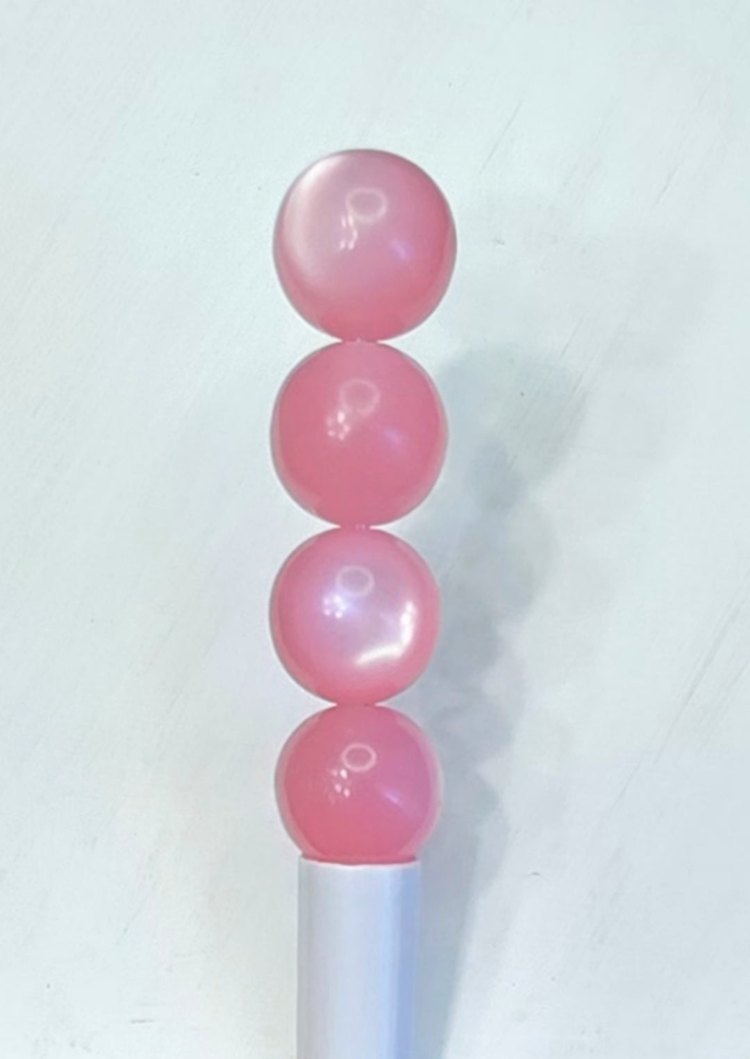 Cat eye acrylic round beads 16mm