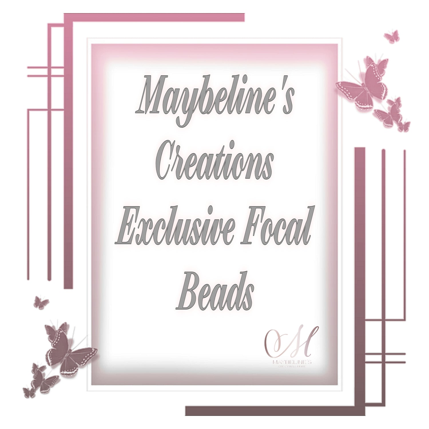 Maybeline's Creations Exclusive Focal Beads