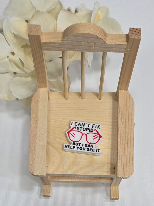 I can't fix stupid but I can help you see it silicone focal bead A222