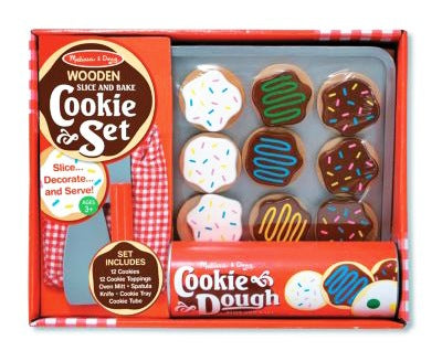 Wooden cookie playset