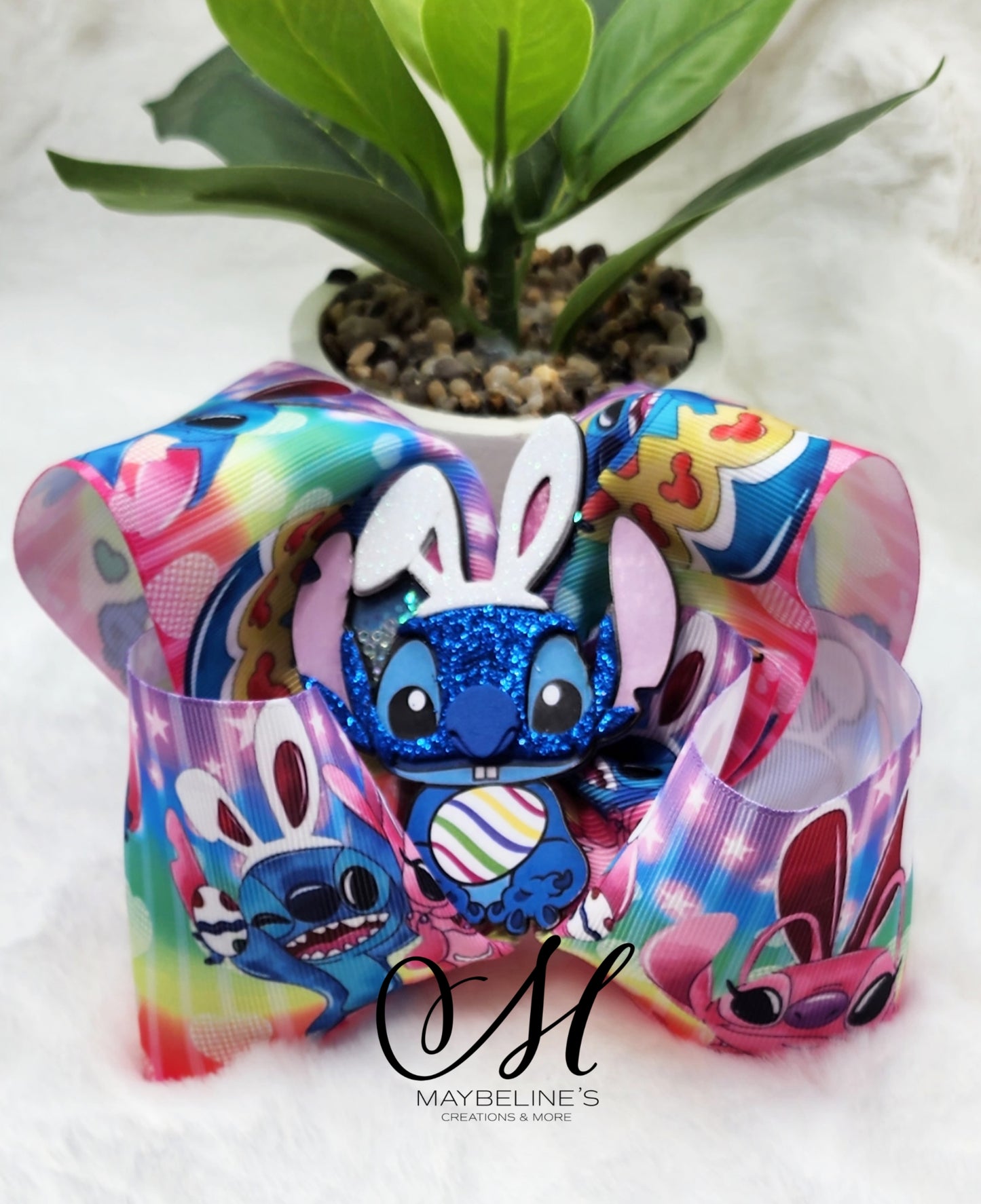 Easter shaker hairbow